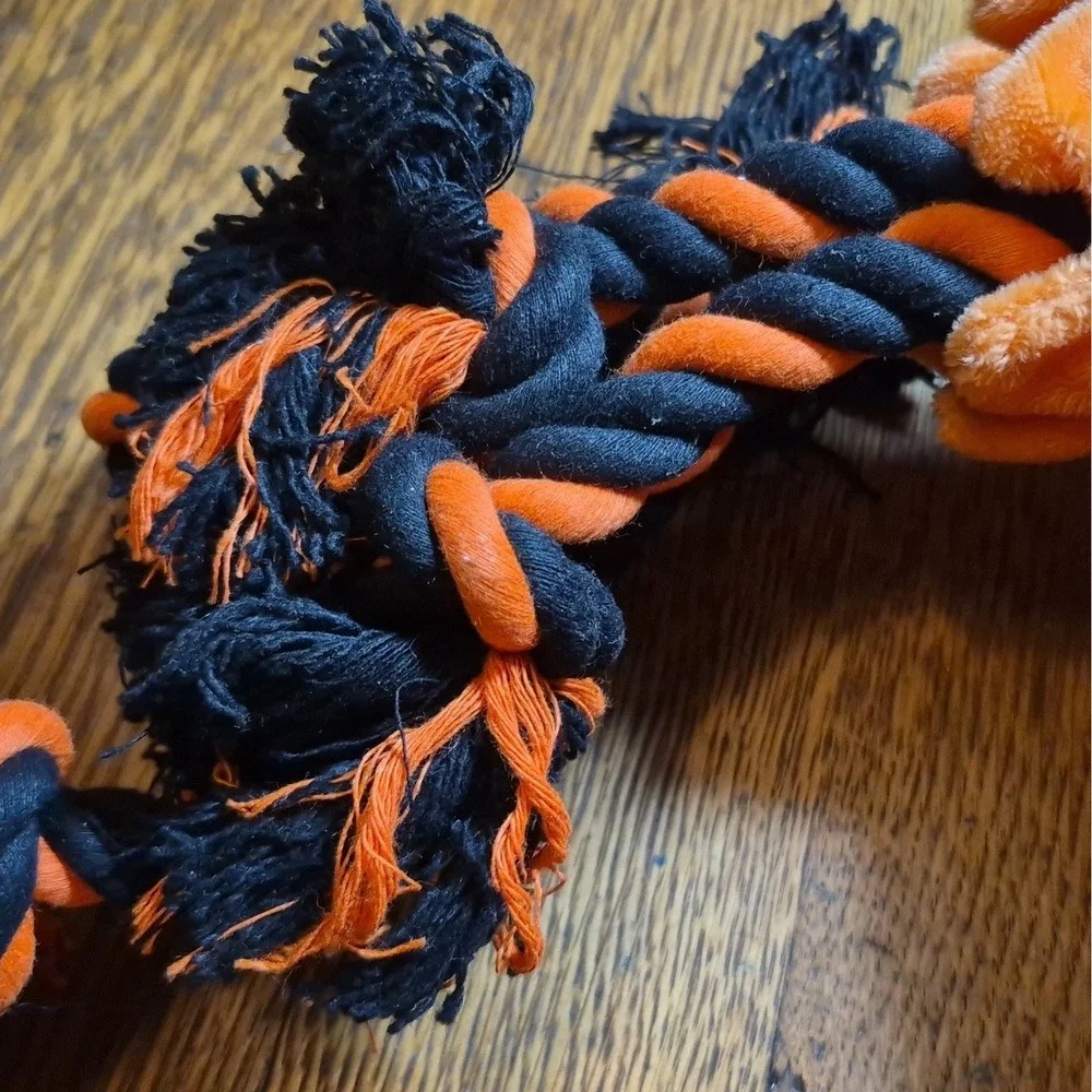 Tootsie Pops Tootsie Pop Halloween Tug Pal Plush Squeaky Rope Dog Toy TRHW195